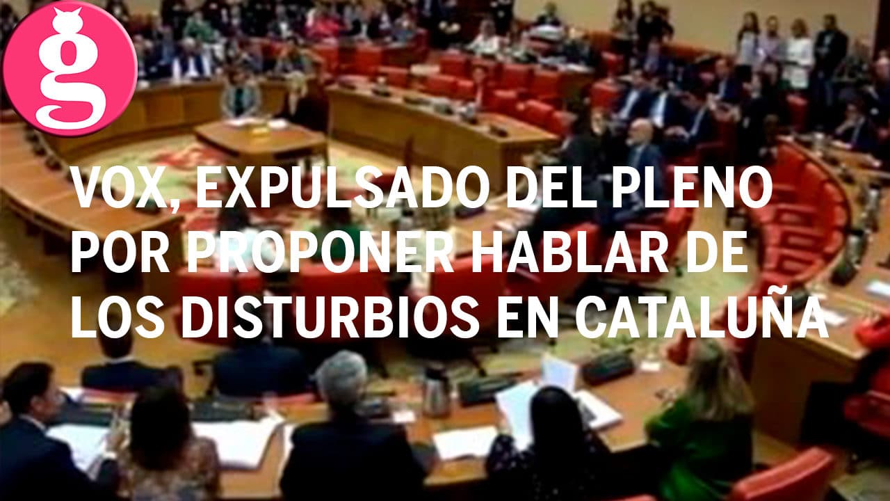 VOX, silenciado y expulsado de la Diputación Permanente por hablar de Cataluña