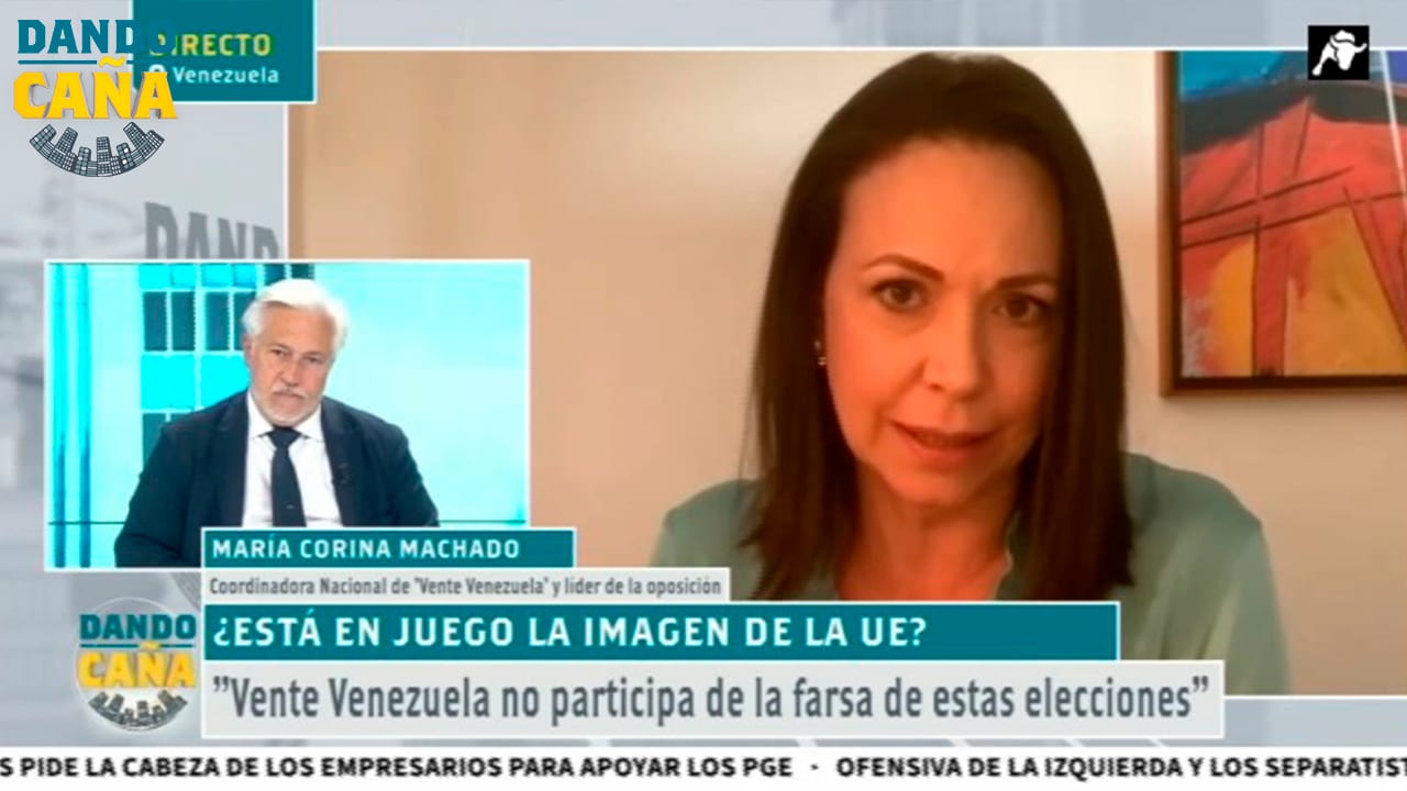 María Corina Machado: ‘El gobierno de España se ha puesto del lado de la tiranía de Venezuela’