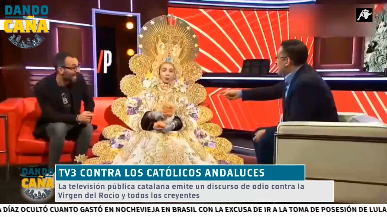 La parodia blasfema y el discurso de odio de TV3 con la Virgen del Rocío