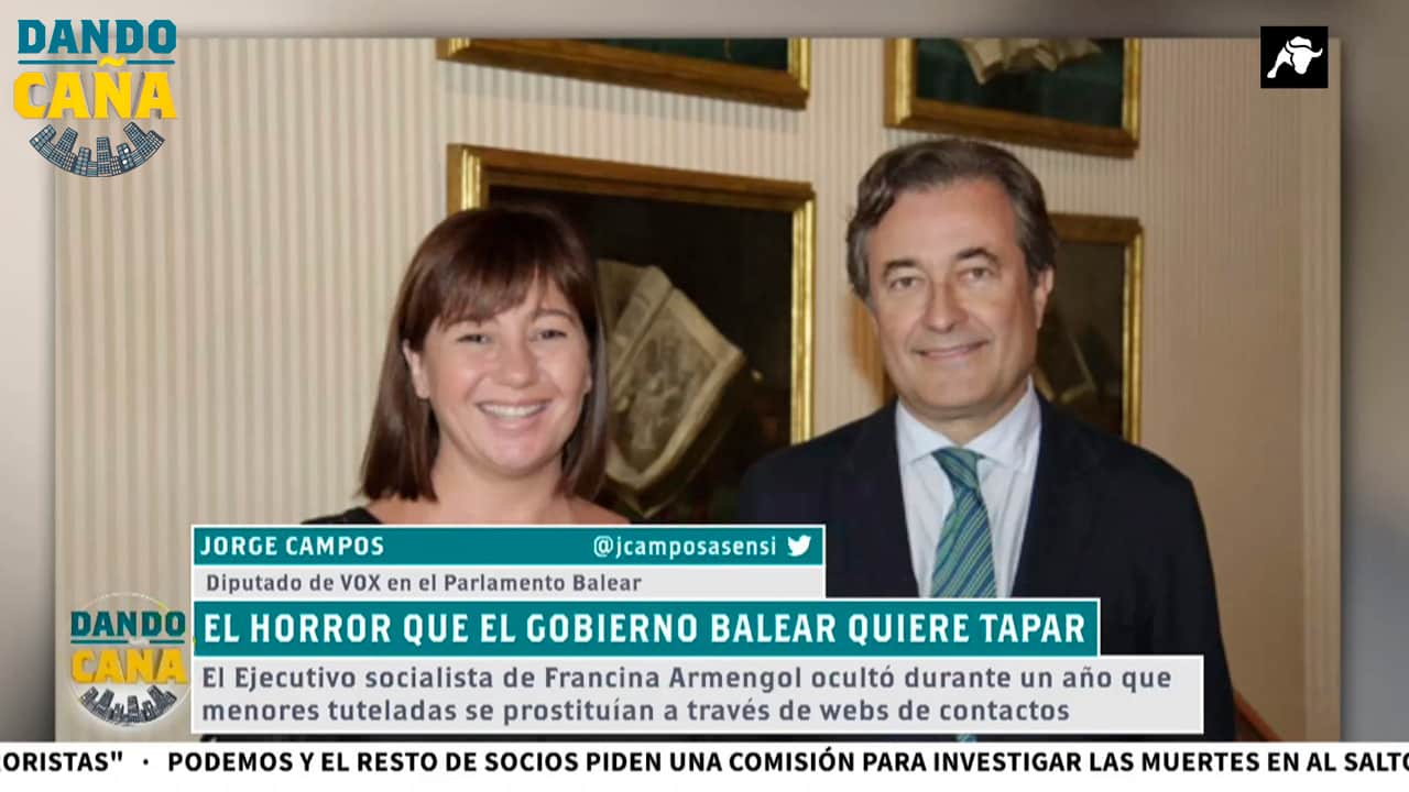 Campos denuncia cómo la izquierda impide la investigación de la prostitución de menores en Baleares