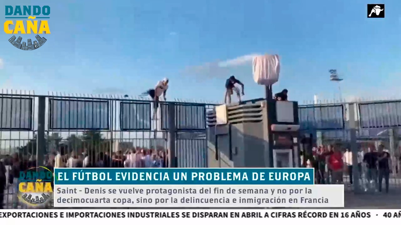 El fútbol evidencia un problema de Europa: magrebíes desatan el caos en la final de la CHAMPIONS