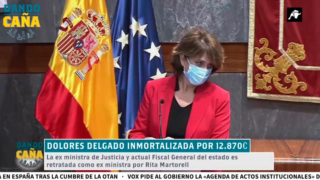 El gobierno se gasta más de 12.000 euros en un retrato de Dolores Delgado