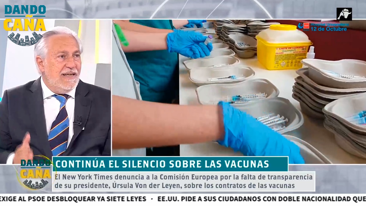 Julio Ariza reclama transparencia sobre todos los contratos de vacunas del coronavirus