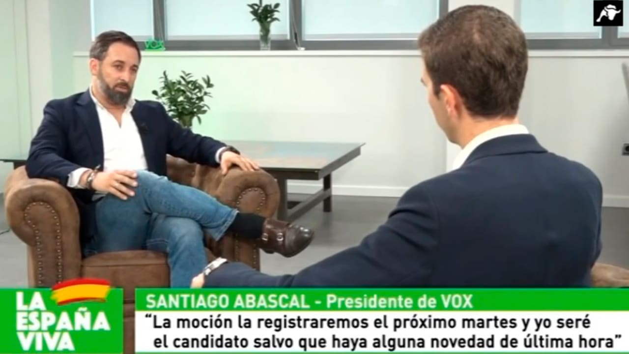 Entrevista en exclusiva Santiago Abascal