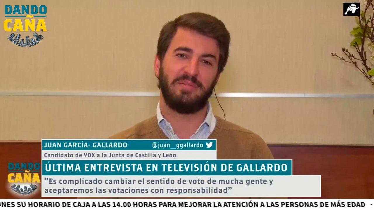 El Toro TV le concede a García-Gallardo el minuto de oro que le niegan todas los medios de CyL