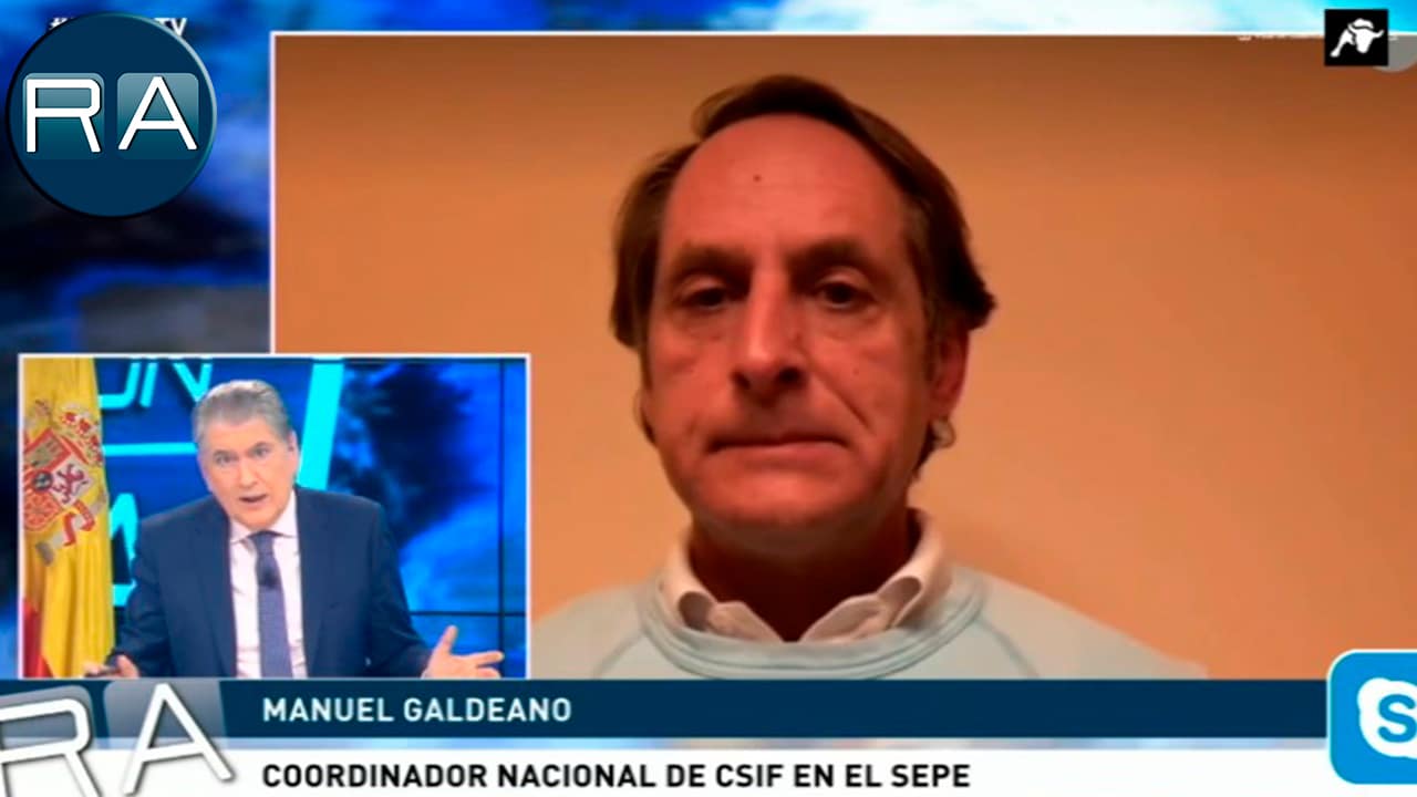 Galdeano, coordinador de CSIF en SEPE: ‘Después de una semana sin funcionar estamos al 90%’