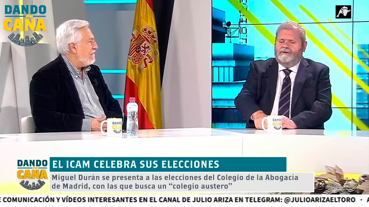 A un día de las elecciones al ICAM, Miguel Durán denuncia el comportamiento de la Junta Electoral