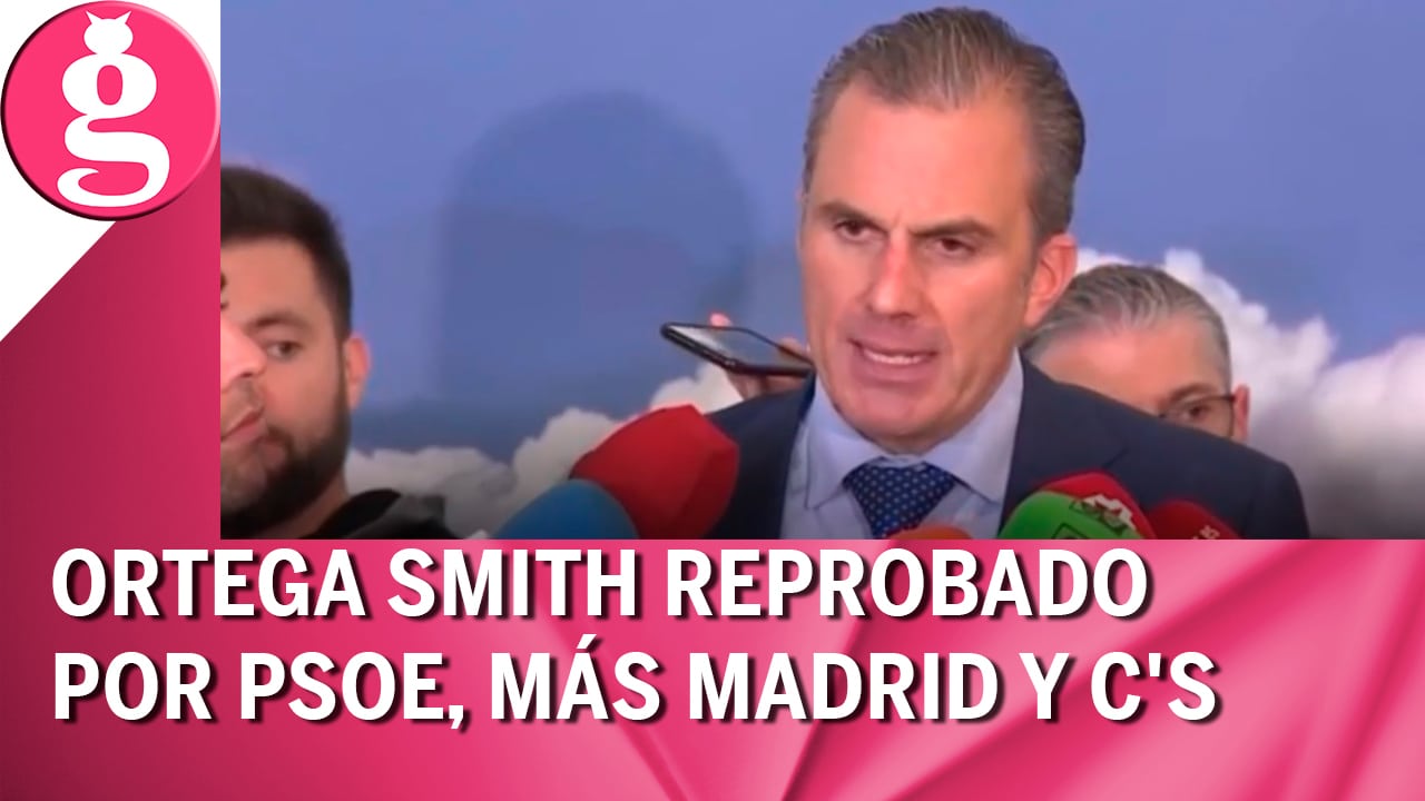 Ortega Smith reprobado por PSOE, Más Madrid y C’s