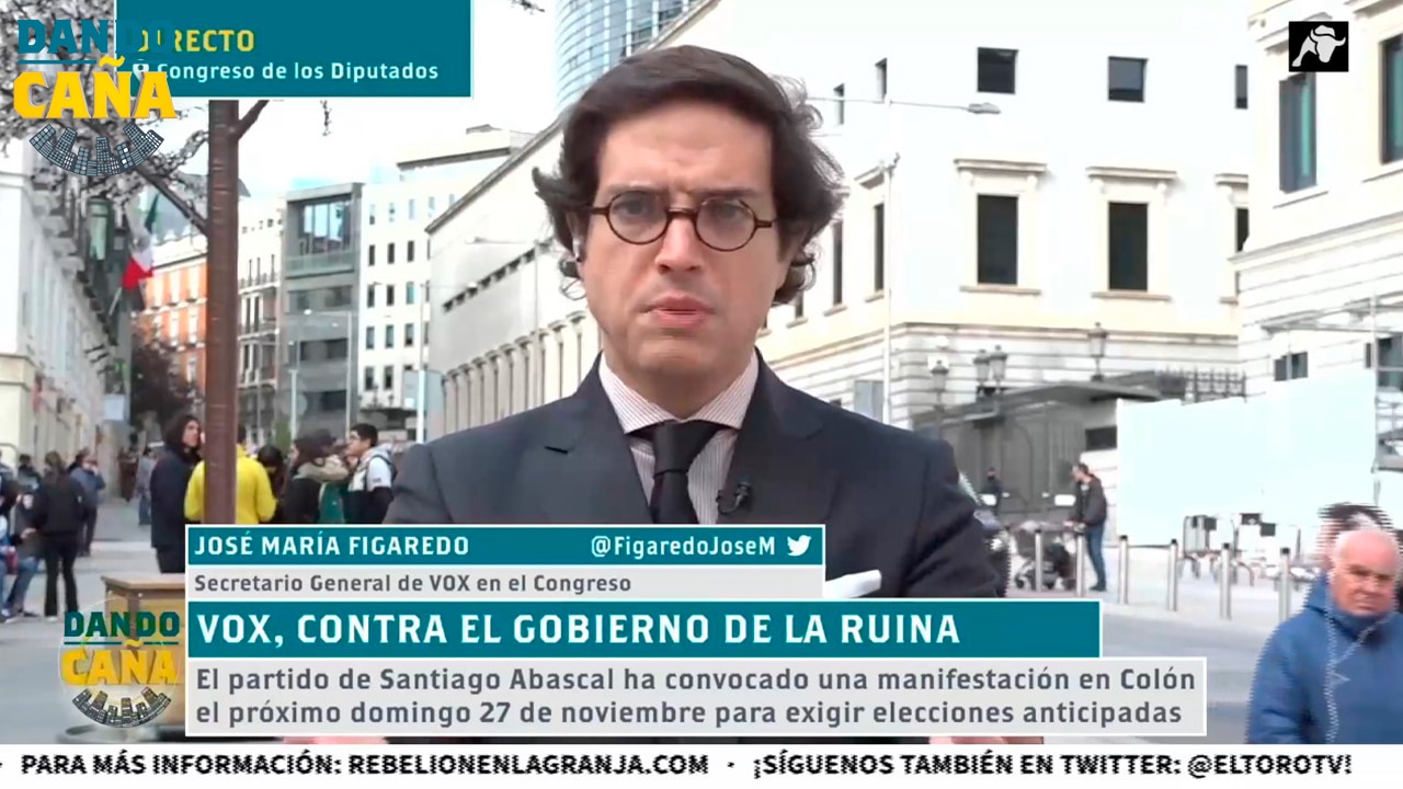 José María Figaredo llama a la manifestación de VOX de este domingo en Madrid