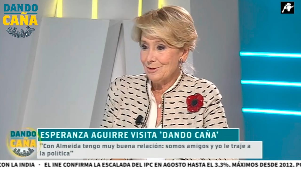Aguirre: ‘No le recomendaría a Almeida presentarse a la presidencia del PP de Madrid’