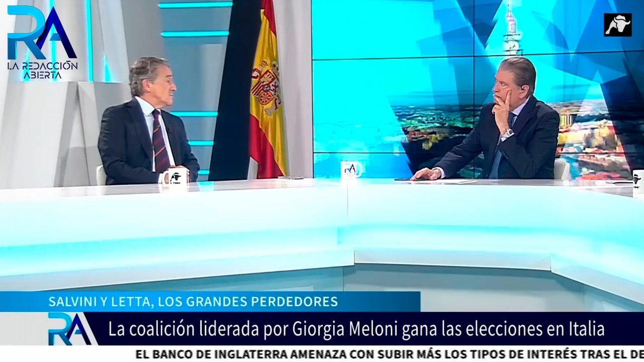 Hermann Tertsch analiza la victoria de la coalición liderada por Meloni en las elecciones de Italia
