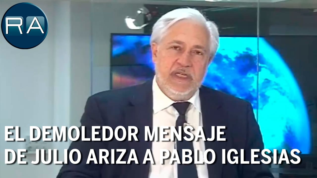 El demoledor mensaje de Julio Ariza a Pablo Iglesias