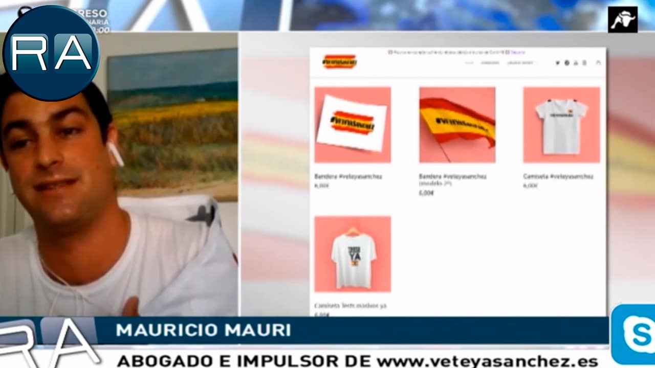 Mauri denuncia que otras webs están vendiendo copias de las camisetas de la iniciativa vete