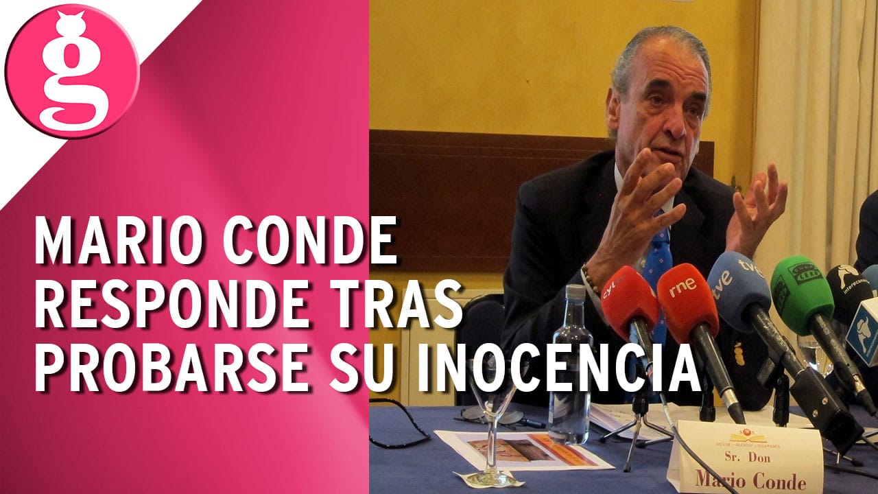 El Gato al Agua entrevista a Mario Conde tras quedar probada su inocencia