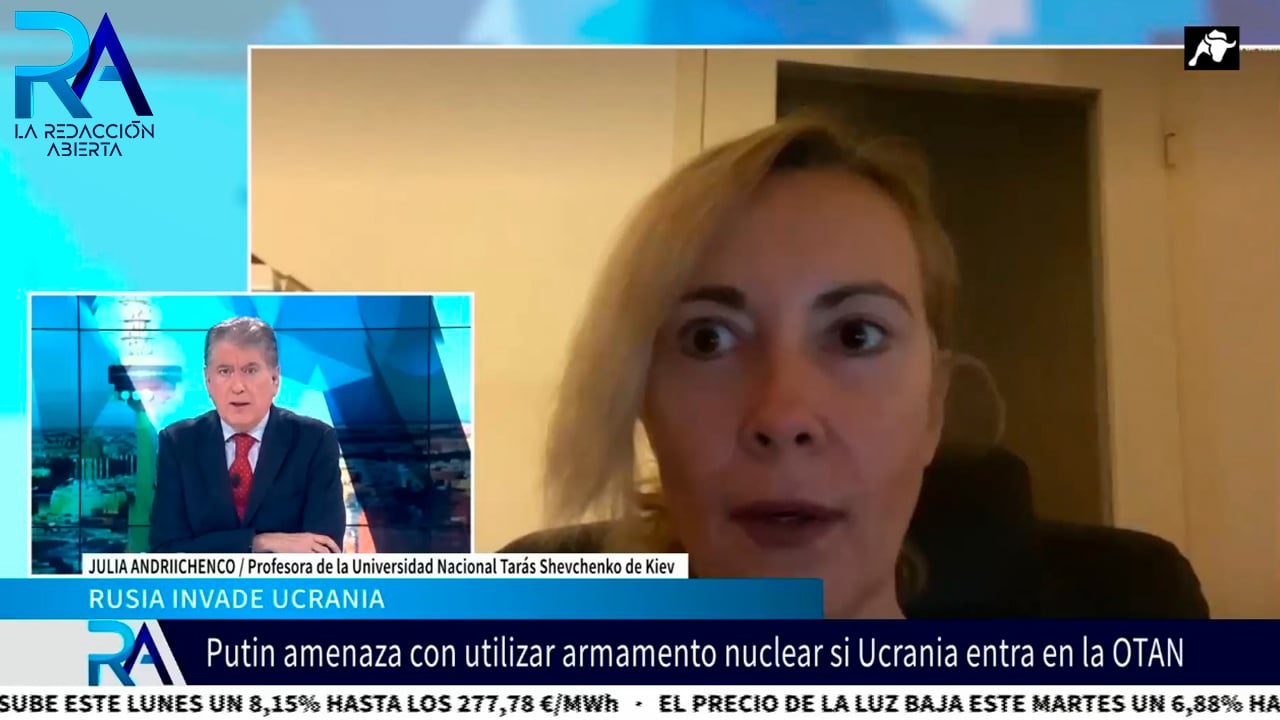 Julia Andriichenco, profesora de universidad ucraniana, nos explica la situación actual de su país