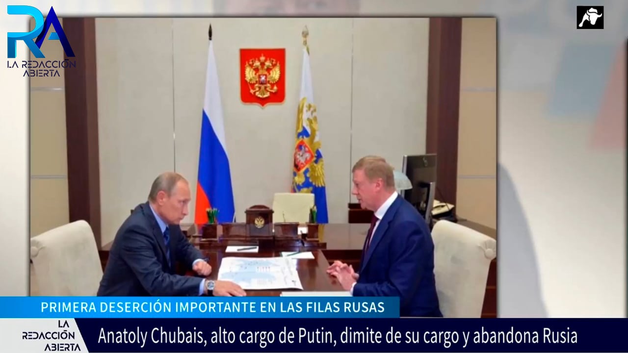 Anatoli Chubais, el primer  alto cargo del Kremlin que rompe con Putin