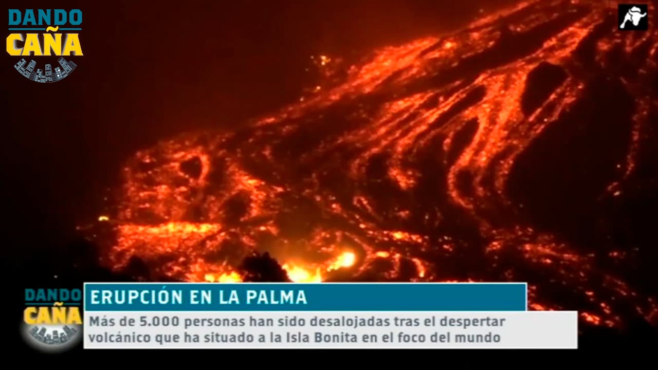 Evacuados, río de lava y casas sepultadas en La Palma