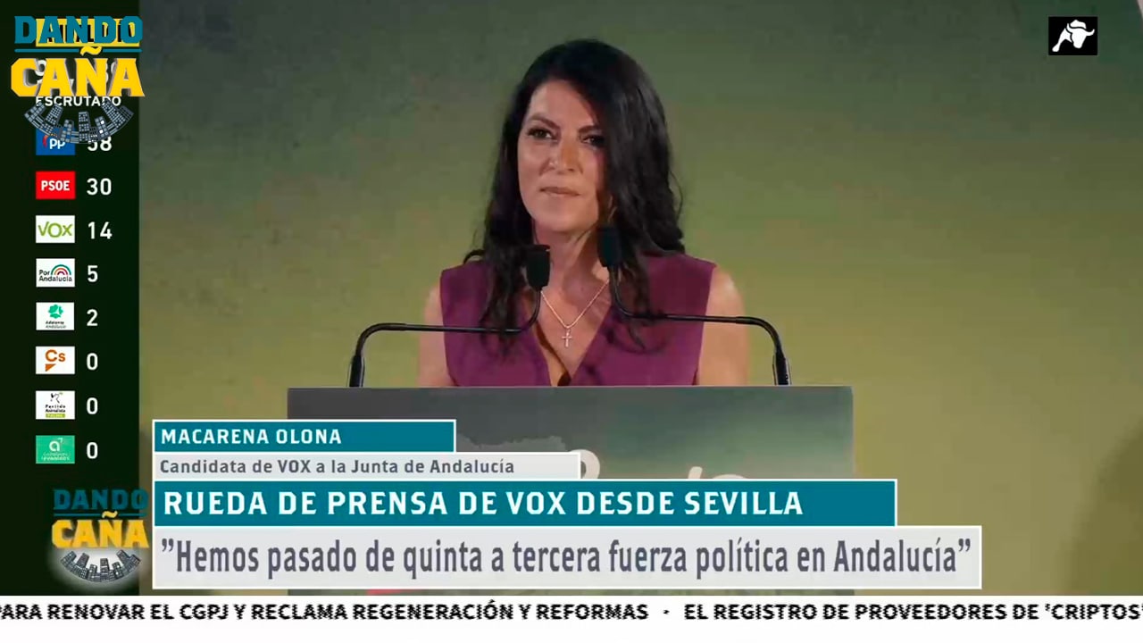 Olona: ‘Tiendo la mano a Bonilla pero VOX hará de oposición ante el posible consenso de PP y PSOE’