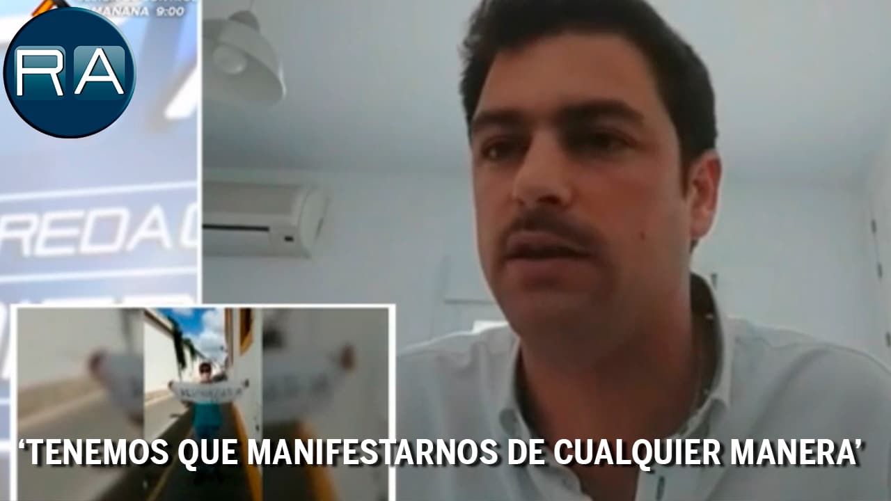 Mauricio Mauri, el primer español que se manifiesta durante la cuarentena