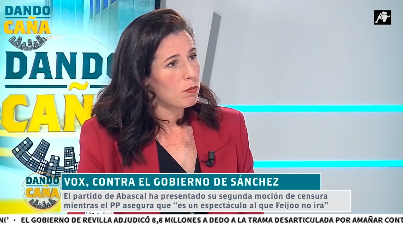 Rocío de Meer explica a Margallo por qué Tamames es el candidato de Vox a la moción de censura