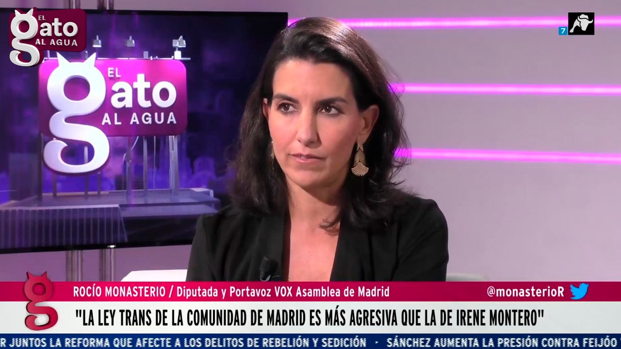 Monasterio: ‘La ‘ley trans’ de la Comunidad de Madrid es MÁS AGRESIVA que la de Irene Montero’