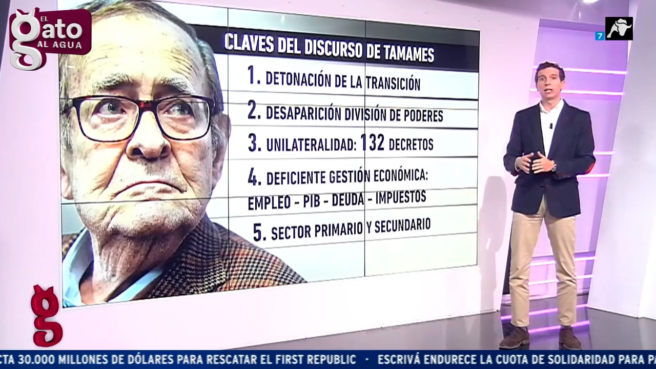 Desgranamos las claves del discurso de Tamames en 3 minutos
