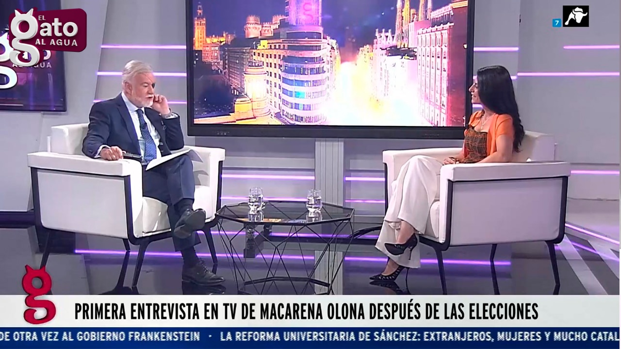 Primera entrevista a Macarena Olona en El Gato al Agua tras las elecciones andaluzas | 22/06/22