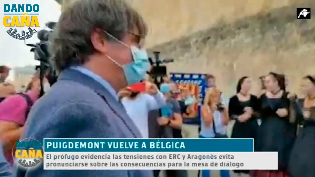 Carles Puigdemont llama a la vía unilateral tras haber sido puesto en libertad en Cerdeña
