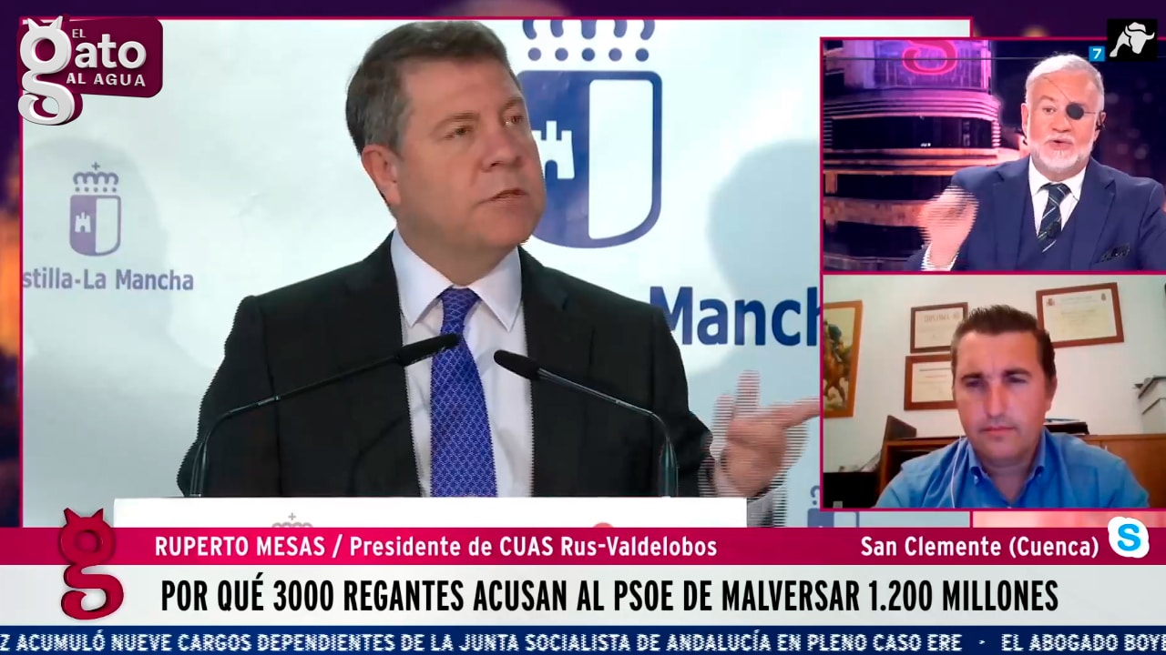 ¿Por qué 3000 regantes acusan al PSOE de malversar 1.200 millones?