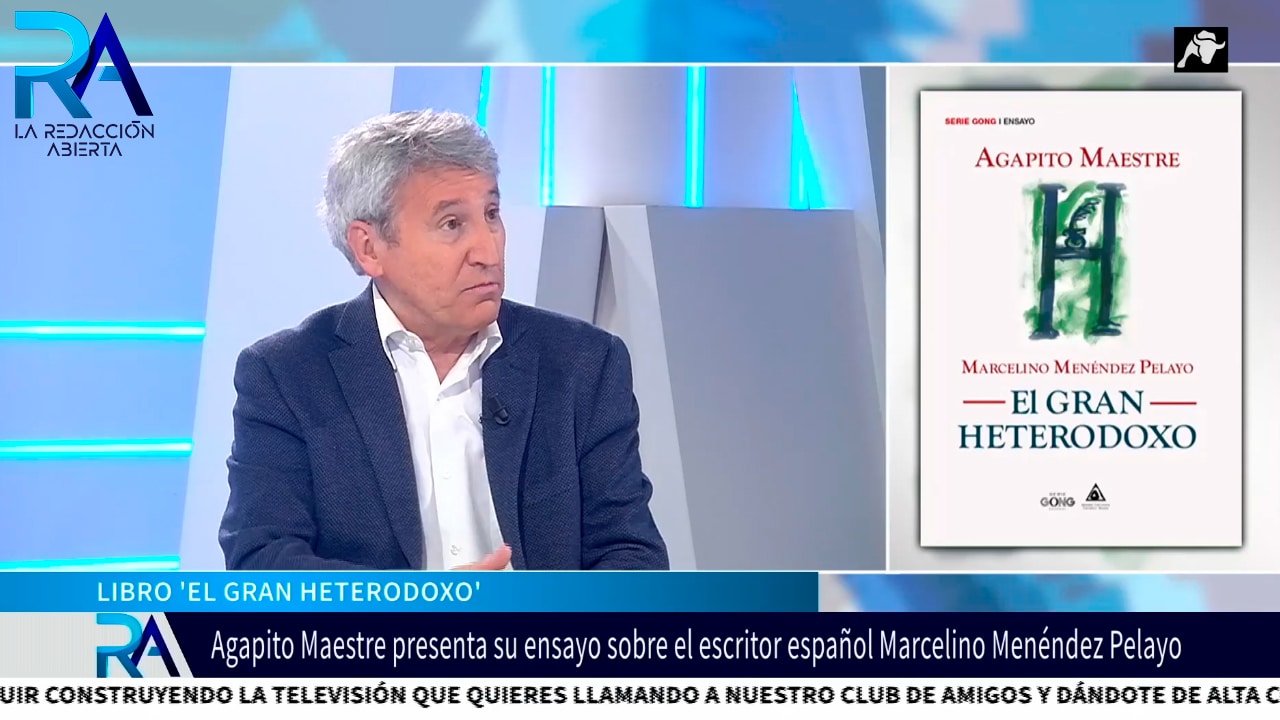 Agapito Maestre presenta su último libro: ‘Marcelino Menéndez Pelayo. El gran heterodoxo’