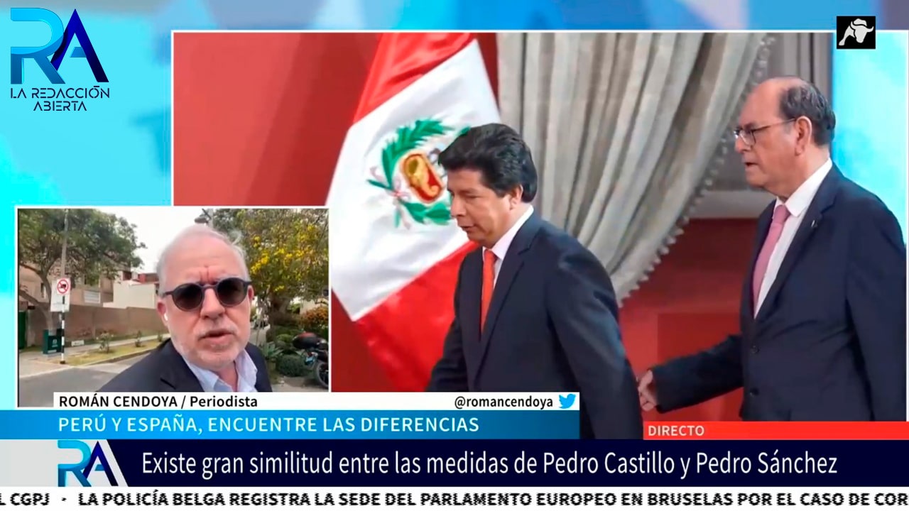 La Fiscalía General de Perú denuncia a Pedro Castillo por delitos de rebelión y conspiración
