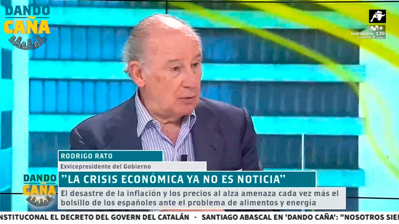 Rodrigo Rato analiza en ‘Dando Caña’ cómo ve la economía: ‘Es una pista de patinaje de hielo’