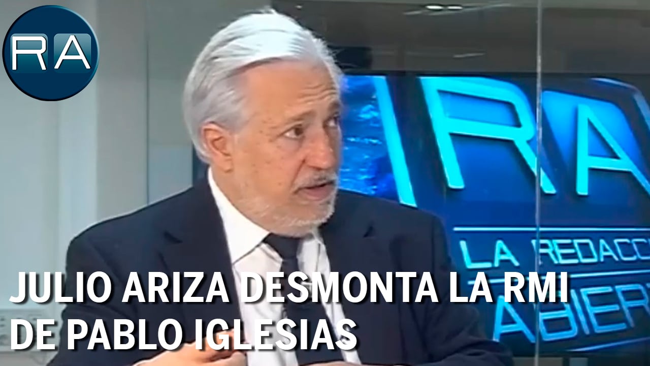 Julio Ariza desmonta la renta mínima de inserción de Pablo Iglesias