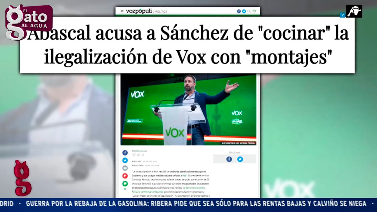 Las ganas del PSOE de ilegalizar a VOX cada vez van a más