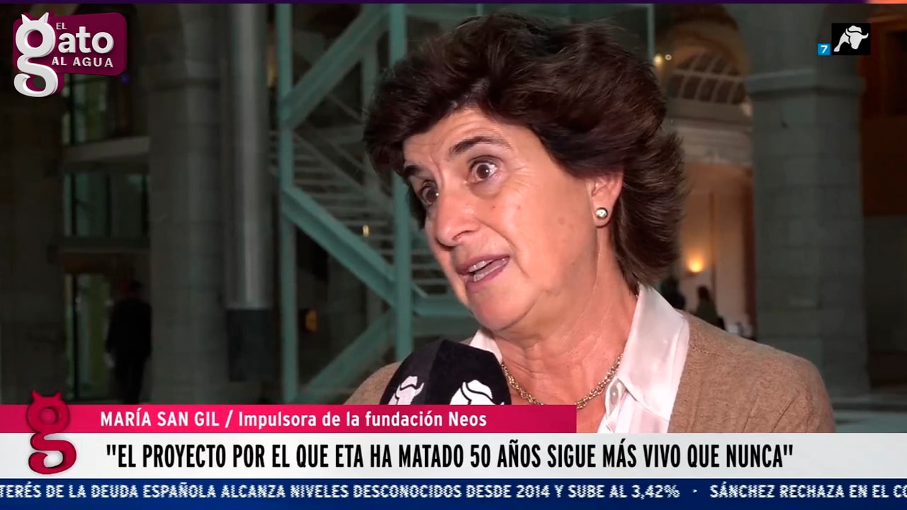 María San Gil: ‘El proyecto por el que ETA ha matado 50 años, sigue más vivo que nunca’