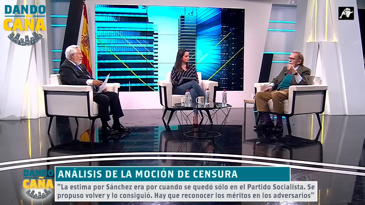 Primera entrevista en televisión a Ramón Tamames tras la moción de censura