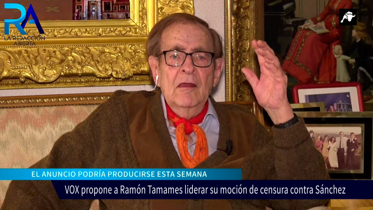 Entrevista a Ramón Tamames: ¿Será finalmente el candidato de VOX el líder la moción de censura?