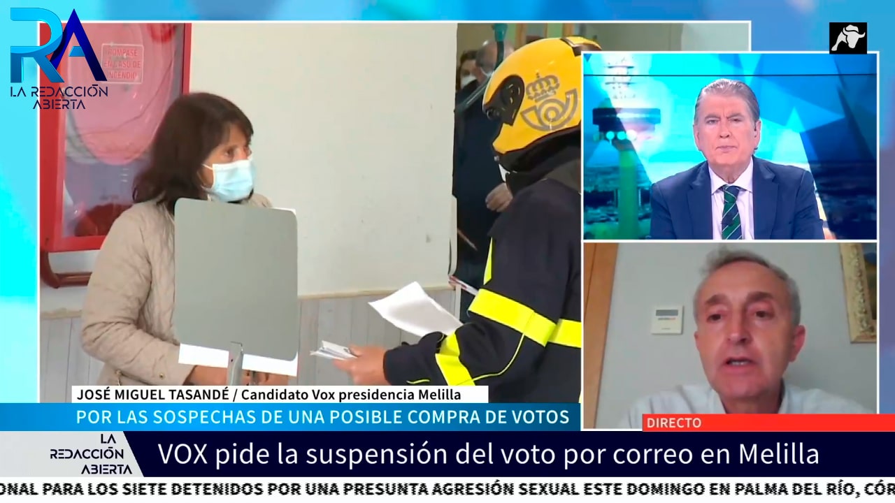 VOX pide la suspensión del voto por correo en Melilla