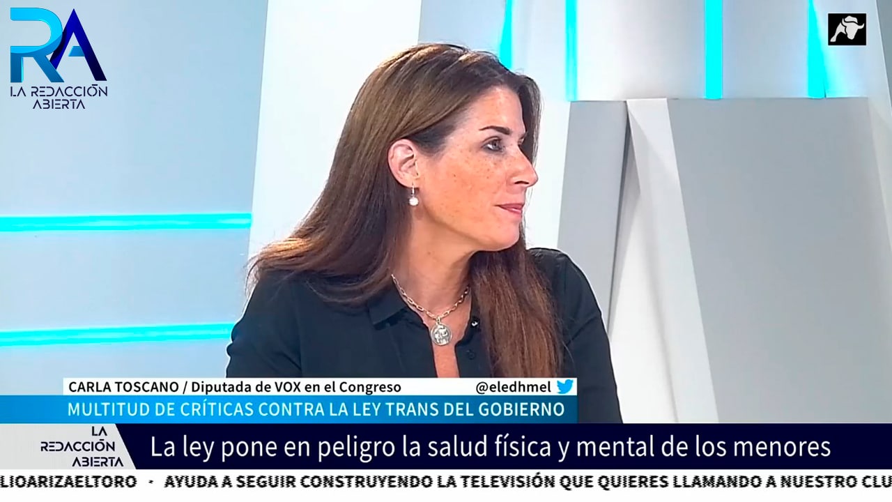 Analizamos con Carla Toscano (VOX) las críticas de partidos y asociaciones contra la ‘ley trans’
