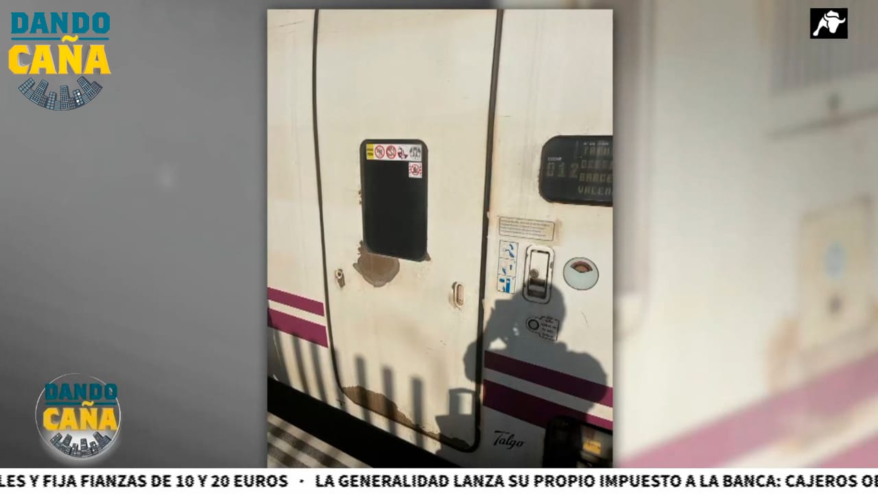 El mal estado del tren Euromed de Renfe