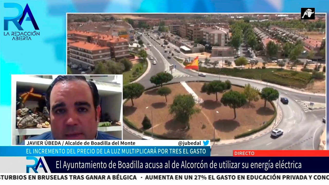 El Ayuntamiento de Boadilla acusa al de Alcorcón de utilizar su energía eléctrica
