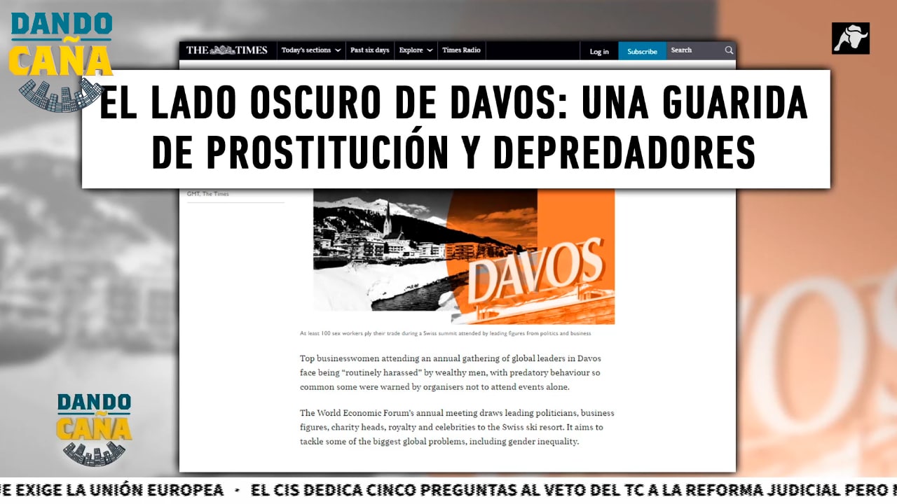 La demanda de prostitución se dispara por el Foro de Davos