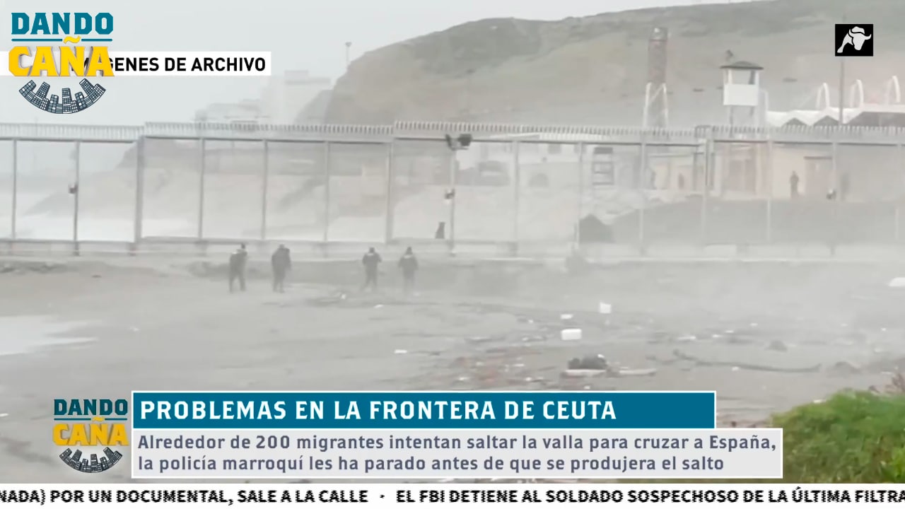 Nuevo intento de salto masivo en la frontera de Ceuta de 200 inmigrantes ilegales