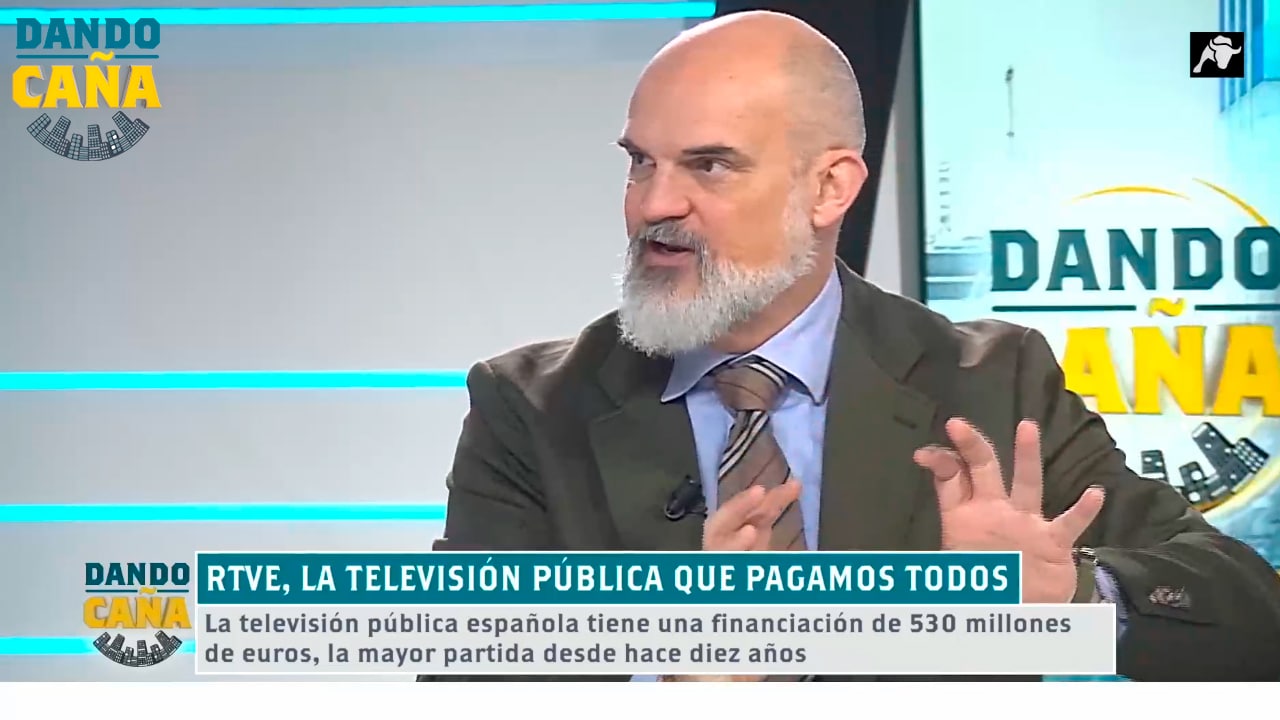 Sánchez del Real denuncia la gestión de RTVE y cómo el principal anunciante es la clase política