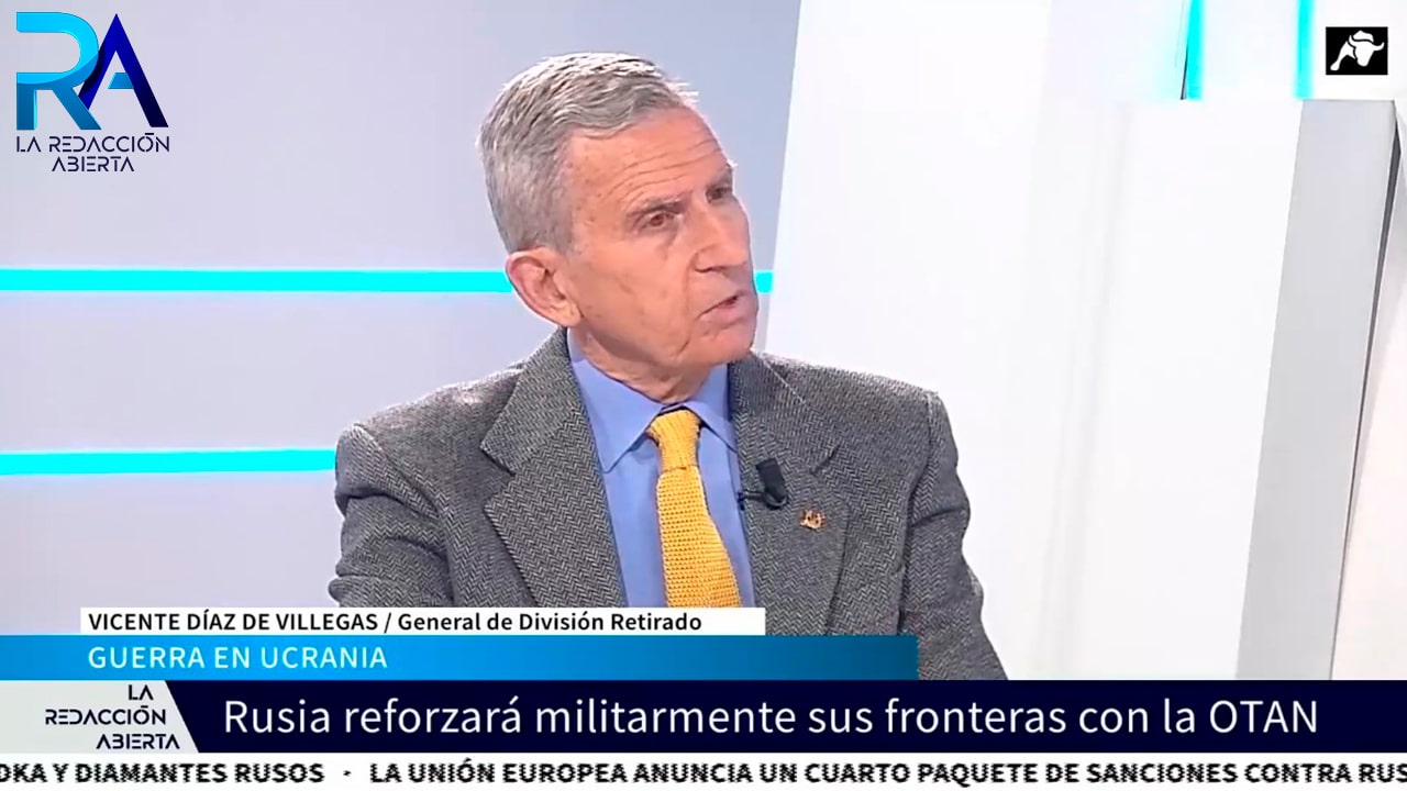Vicente Díaz Villegas, Gral. de División retirado, analiza la situación actual en Ucrania