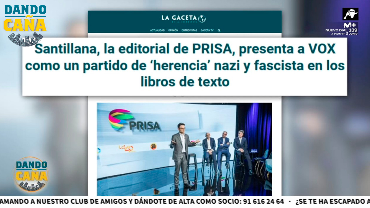 La demonización de VOX llega a los libros de texto, donde les califican de ‘extrema derecha’