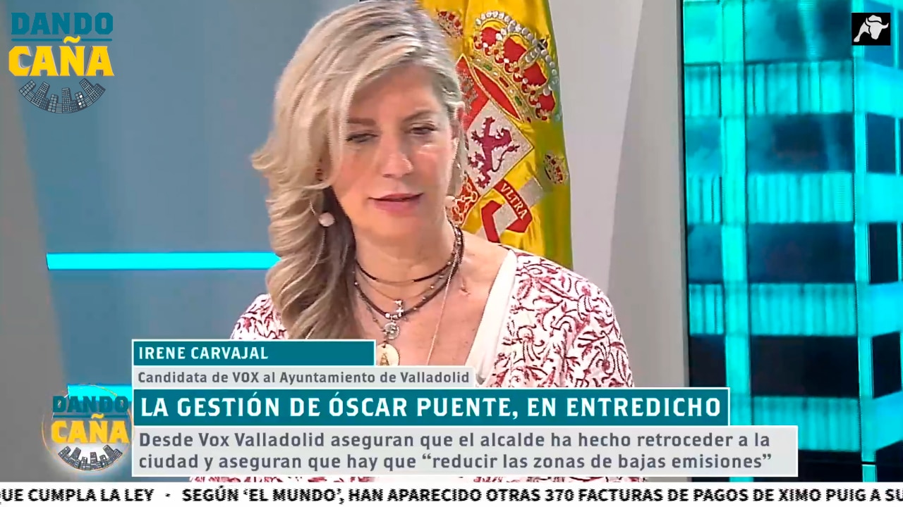 Irene Carvajal, candidata de VOX al Ayuntamiento de Valladolid: ‘Es la fiesta del despilfarro’