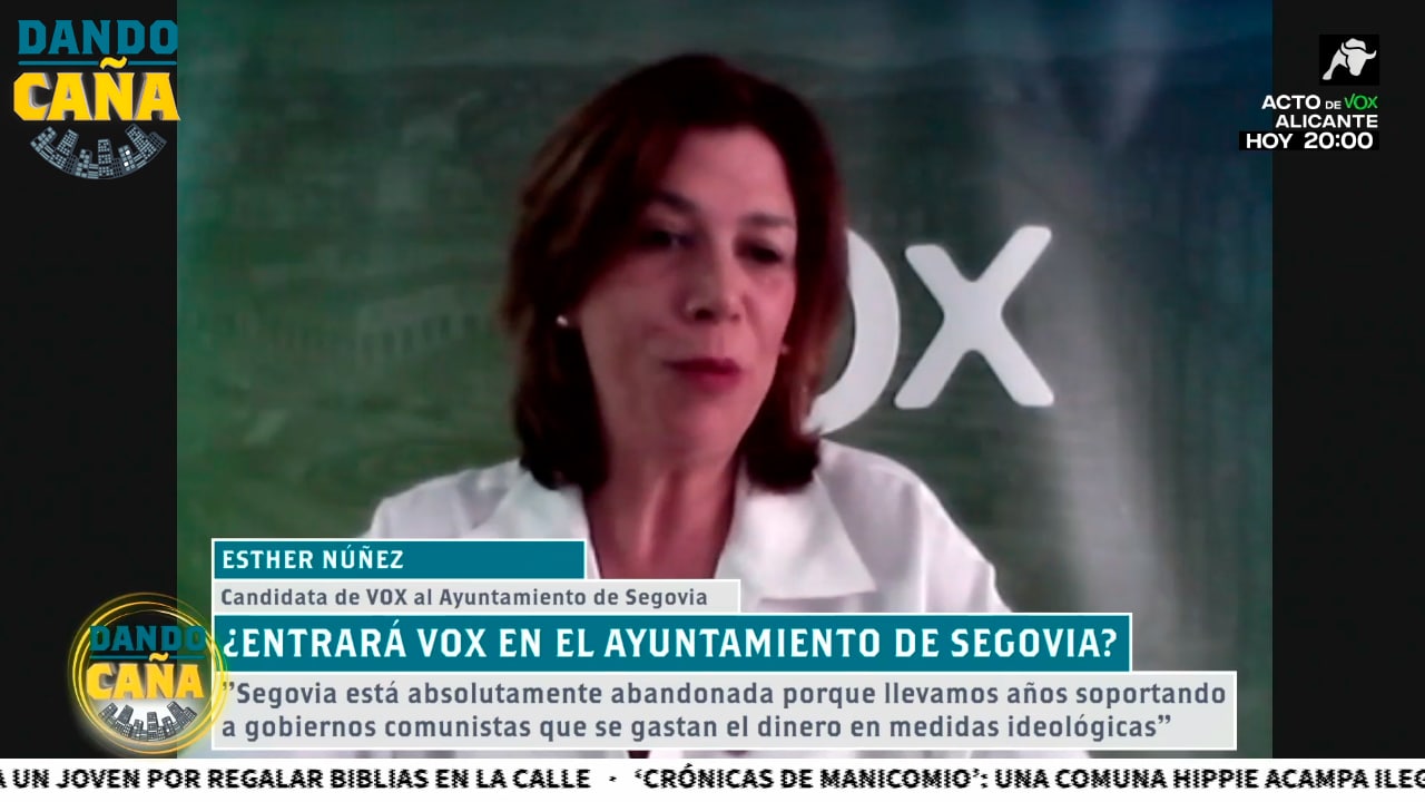 Esther Núñez (VOX Segovia) pide potenciar las oportunidades laborales