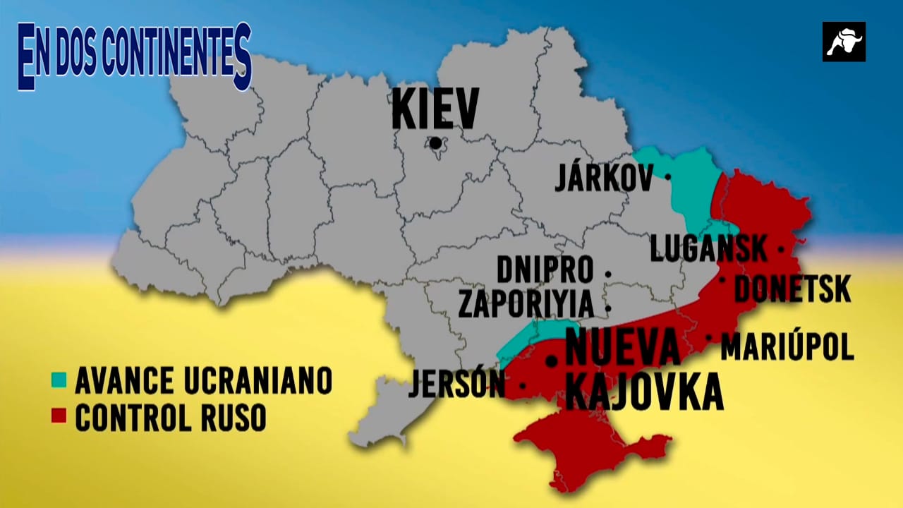 Yoyós en la guerra de Ucrania: Bombardean la presa de Nueva Kajovka