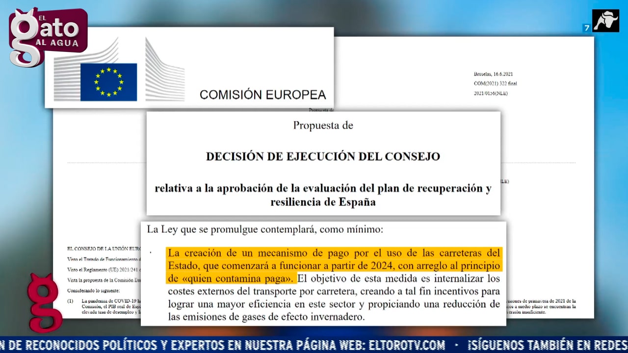 El Gobierno miente: este es el documento que demuestra que habrá que pagar por las autovías en 2024